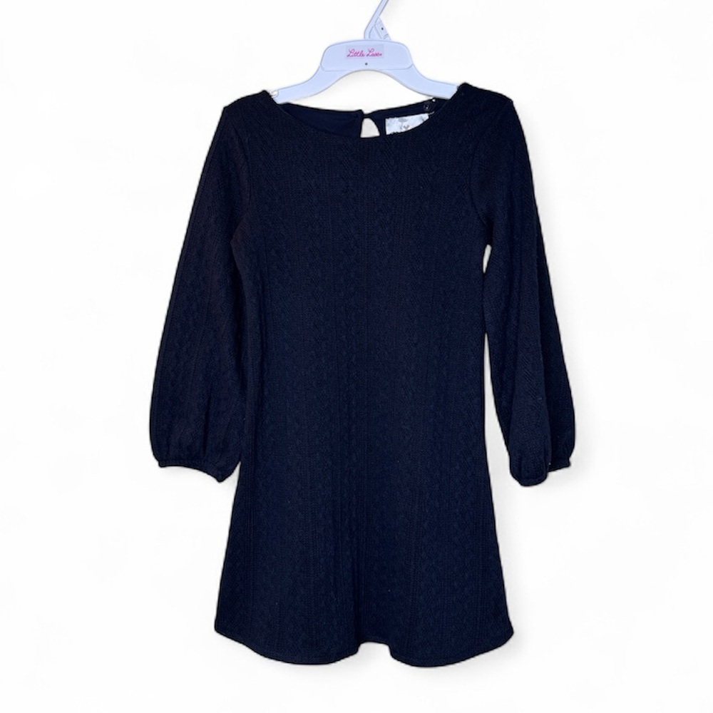 Rare Editions Navy blue Kids sweater Dress